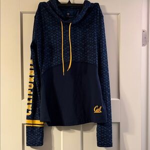 Colosseum Navy and Yellow Hoodie